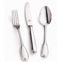 24tlg. Besteck-Set Augsburger Faden 925 Sterlingsilber Wilkens