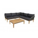 B-Garden Loungeset Locarno natur/anthrazit 217x217 cm