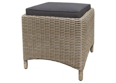 Zebra Geflecht-Hocker Status basalt grey