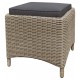 Zebra Geflecht-Hocker Status basalt grey