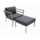 Gate Living Pisa Loungesessel mit Ottoman