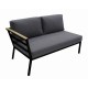 Gate Living Pisa 2er-Sofa links anthrazit