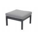 Gate Living La Siesta Ottoman Hellgrau