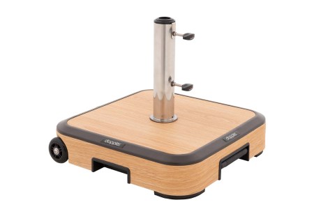 Doppler Schirmsockel Alu Wood Trolley 50 kg