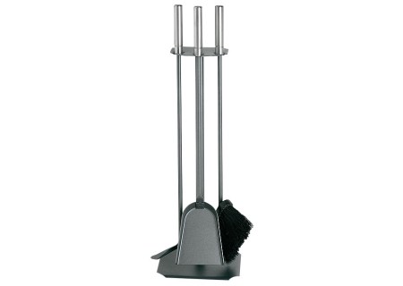 Chemineegaritur 3-tlg. Inox anthrazit