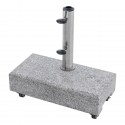 Doppler Granit-Balkonsockel 25 kg mit Rollen