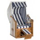 Strandkorb 1-Sitzer Classic 040 Geflecht weiss Sonnenpartner