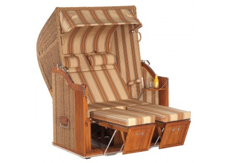 Strandkorb Classic Teak 185 Sonnenpartner