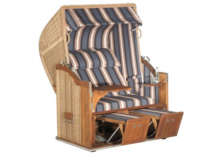 Strandkorb Classic Teak 065 Sonnenpartner