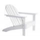 Cinas Adirondack Deck Chair New England weiss