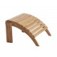 Cinas Teak-Adirondack Footstool New England