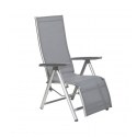 Kettler Relaxsessel Cirrus silber /anthrazit-grau