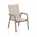 Kettler Gartensessel Basic Plus taupe/Strucco beige