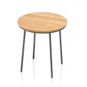 Kettler Gentle Beistelltisch rund 50 cm Teak