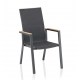 Kettler Gartensessel Rasmus HL Teak anthrazit/charcoal