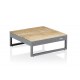 Kettler Lounge Tisch Ocean Skid Platform anthrazit matt/Teak