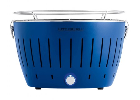 Lotusgrill rund 32 cm tiefblau