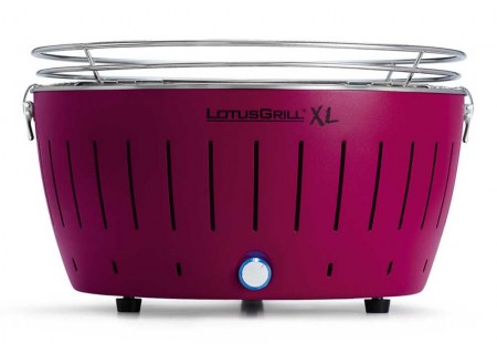 Lotusgrill XL rund 43 cm pflaumenlila