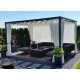 Pavillon Mood 8 300x300 cm mit IPE Holzboden Unosider