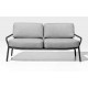 Todus Starling Club 2-er Sofa anthrazit