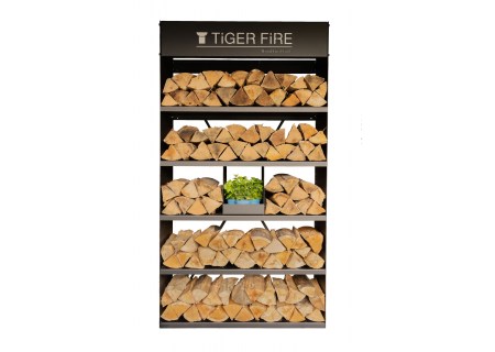 Tiger Fire HolzregalWood Racks Corten 120x220 cm