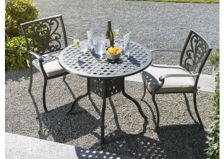 Sager Bistro-Set Lazy mit Polster ecru