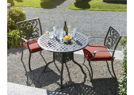 Sager Bistro-Set Lazy mit Polster rot