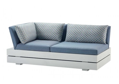 Solpuri 2-er Loungesofa Boxx mit Armlehne links