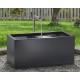 Sager Gartenbrunnen Cubus anthrazit 120x55 cm