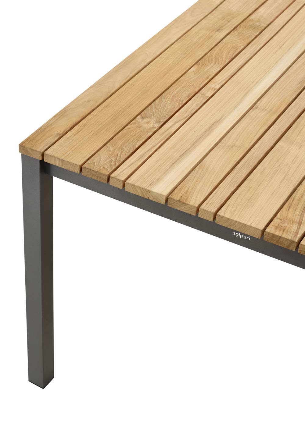 Solpuri Gartentisch Classic Teak Alu 220x100 Cm Solpuri