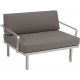 Karasek Sylt Loungesofa B 110 cm Metall-Armlehnen