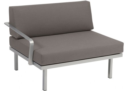 Karasek Sylt Endmodul rechts B 105 cm Metall-Lehne