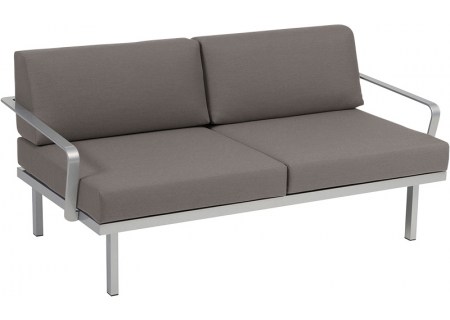 Karasek Sylt Loungesofa B 160 cm Metall-Armlehnen