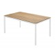 Solpuri Gartentisch Soft Teak weiss 160x100cm