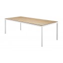 Solpuri Gartentisch Soft Teak weiss 240x100cm