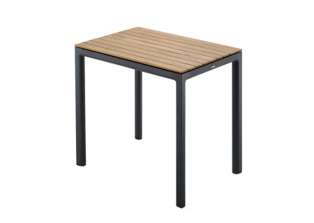 Solpuri Gartentisch Soft Teak anthrazit 80x60cm