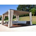 Pavillon Mood 8 300x500 cm mit IPE Holzboden Unosider